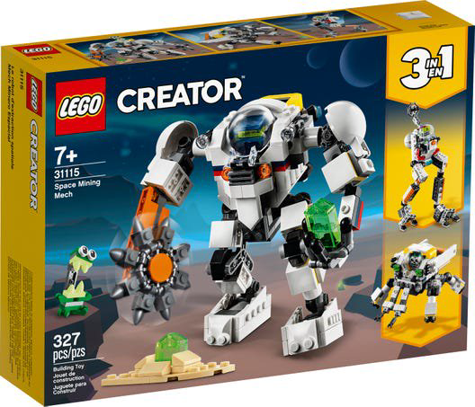 Конструктор Lego Creator Космический робот для горных работ 31115  купить,NaN