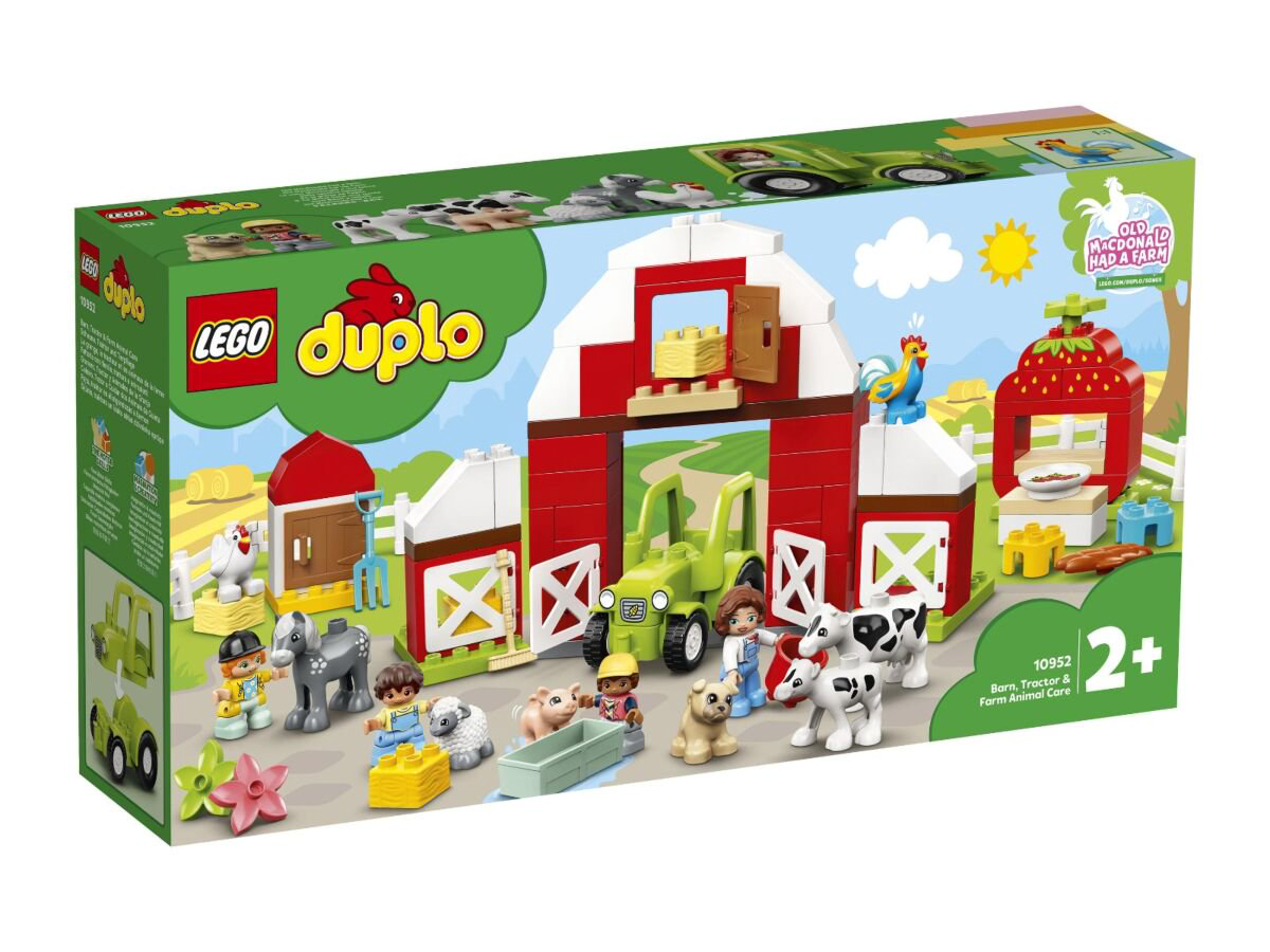 Конструктор Lego Duplo Фермерский трактор, домик и животные 10952  купить,NaN