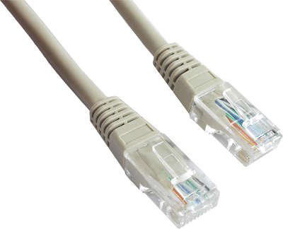 Патч-корд Gembird PP22e-5m FTP 5e 5м серый