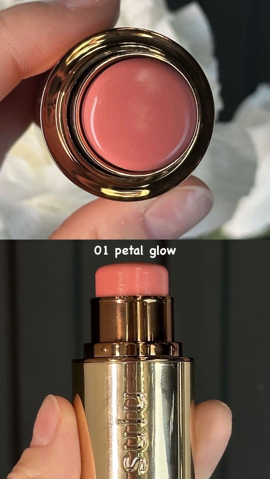 Sen Sulu blush stick румяна 01 petal glow