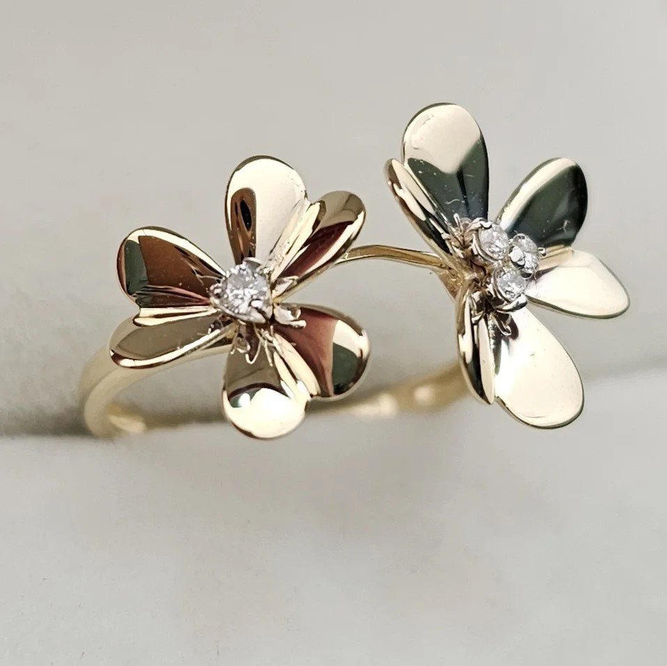 Кольцо Deimantas 108778981 16,5р 1,82гр 0,077ct. купить,NaN