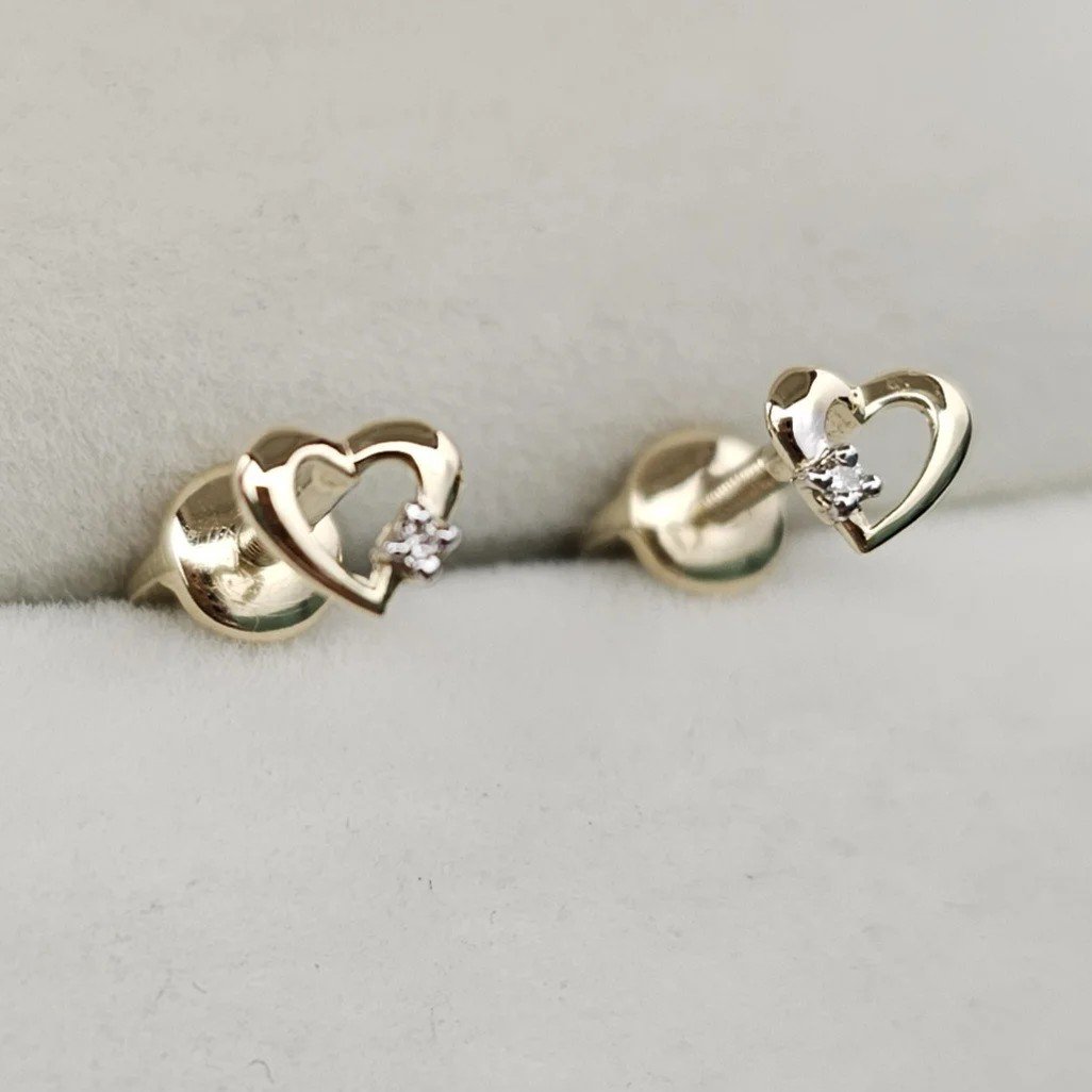 Серьги Deimantas 108826851 0,74гр 0,012ct. купить,NaN