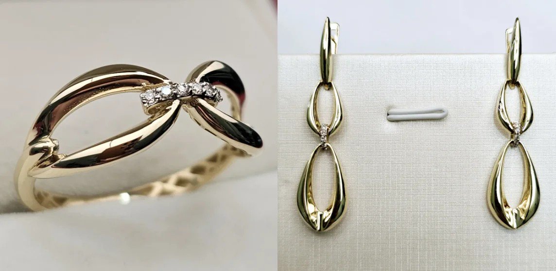 Комплект Deimantas 108851147 18,5р 0,024ct 0,054ct. купить,NaN