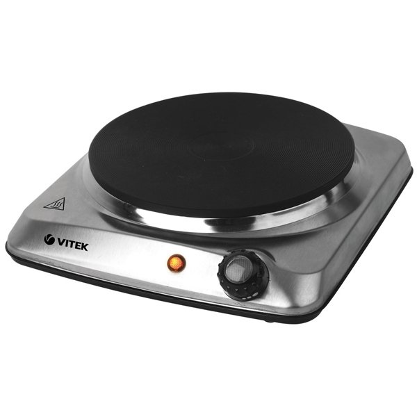 Плитка электрическая Vitek VT-3705 серебристая
