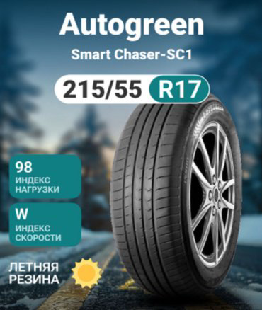 Autogreen Smart Chaser SC-1 215/55 R17 98 W без шипов купить,NaN