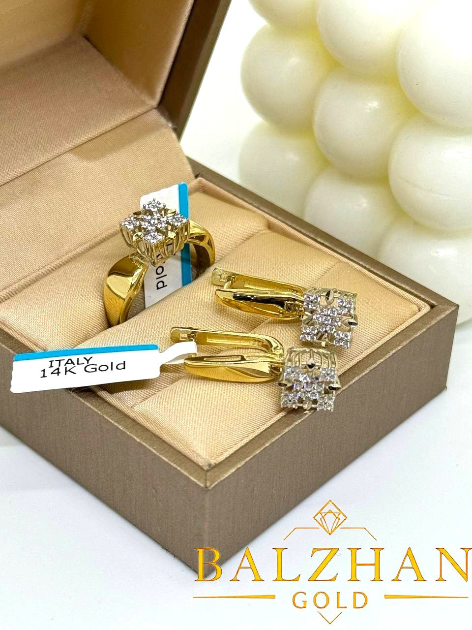 Dani BALZHAN GOLD - DANI -8456 вес 6.55 г золото, фианит купить,NaN