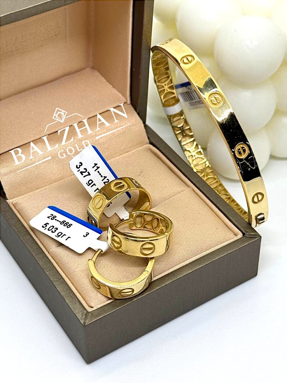 Dani BALZHAN GOLD-5974 вес 16.48 г золото, без вставок купить,NaN
