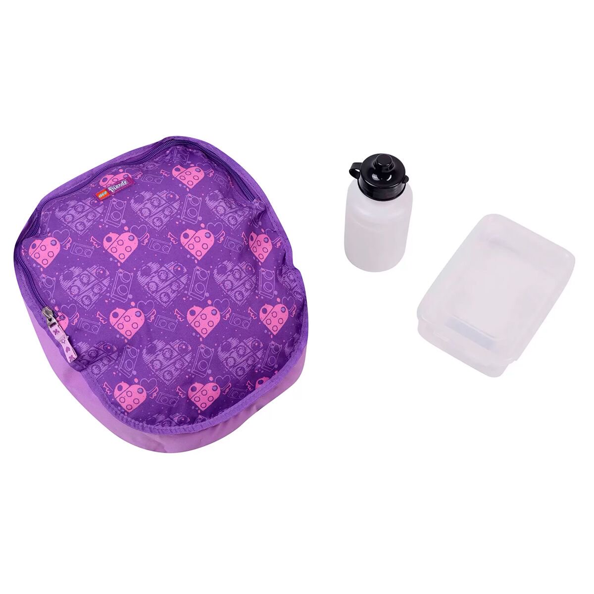 Рюкзак Lego Maxi Friends Hearts 4в1 фиолетовый купить,NaN