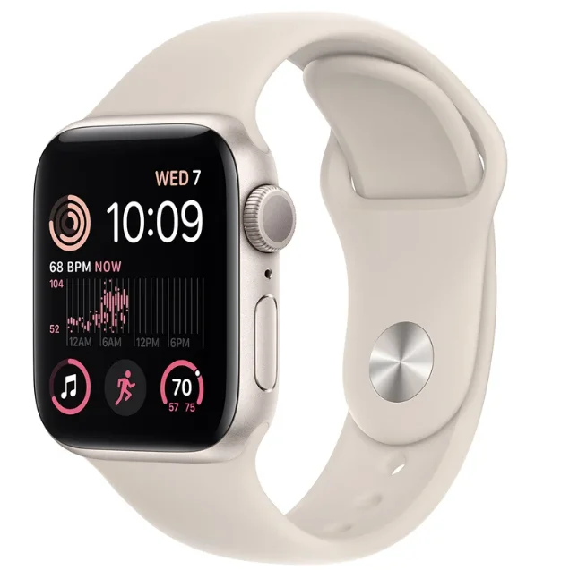 Смарт-часы Apple Watch SE 2022 40mm MNJP3GK/A Starlight Sport Band