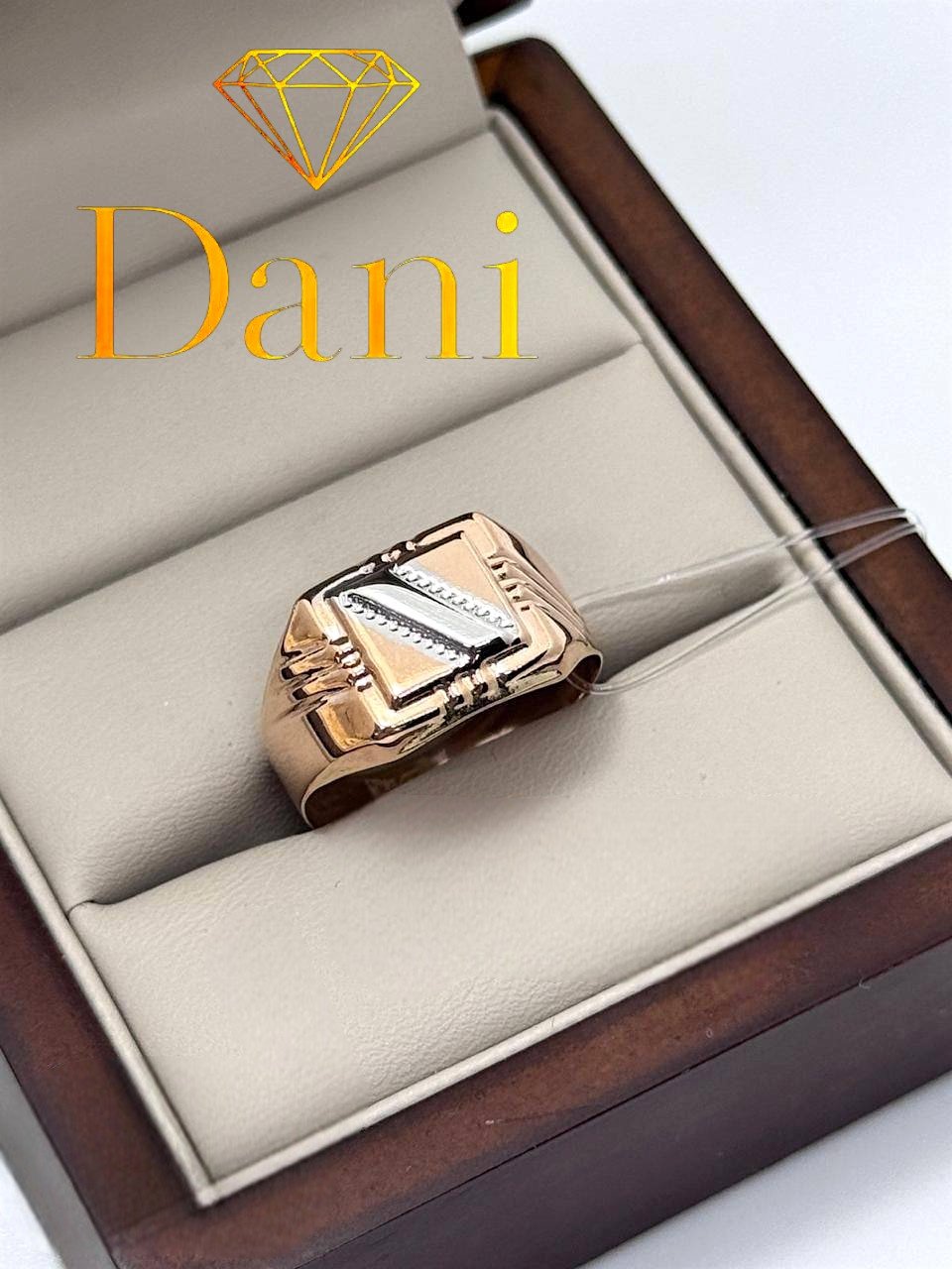 Кольцо Dani DANI-KLS-2334 размер 19.5 вес 2.65 г золото, без вставок купить,NaN