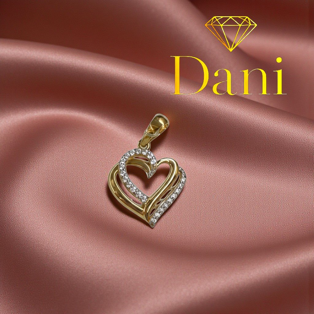 Подвеска Dani DANI-KL-141 вес 1.4 г золото, фианит купить,NaN