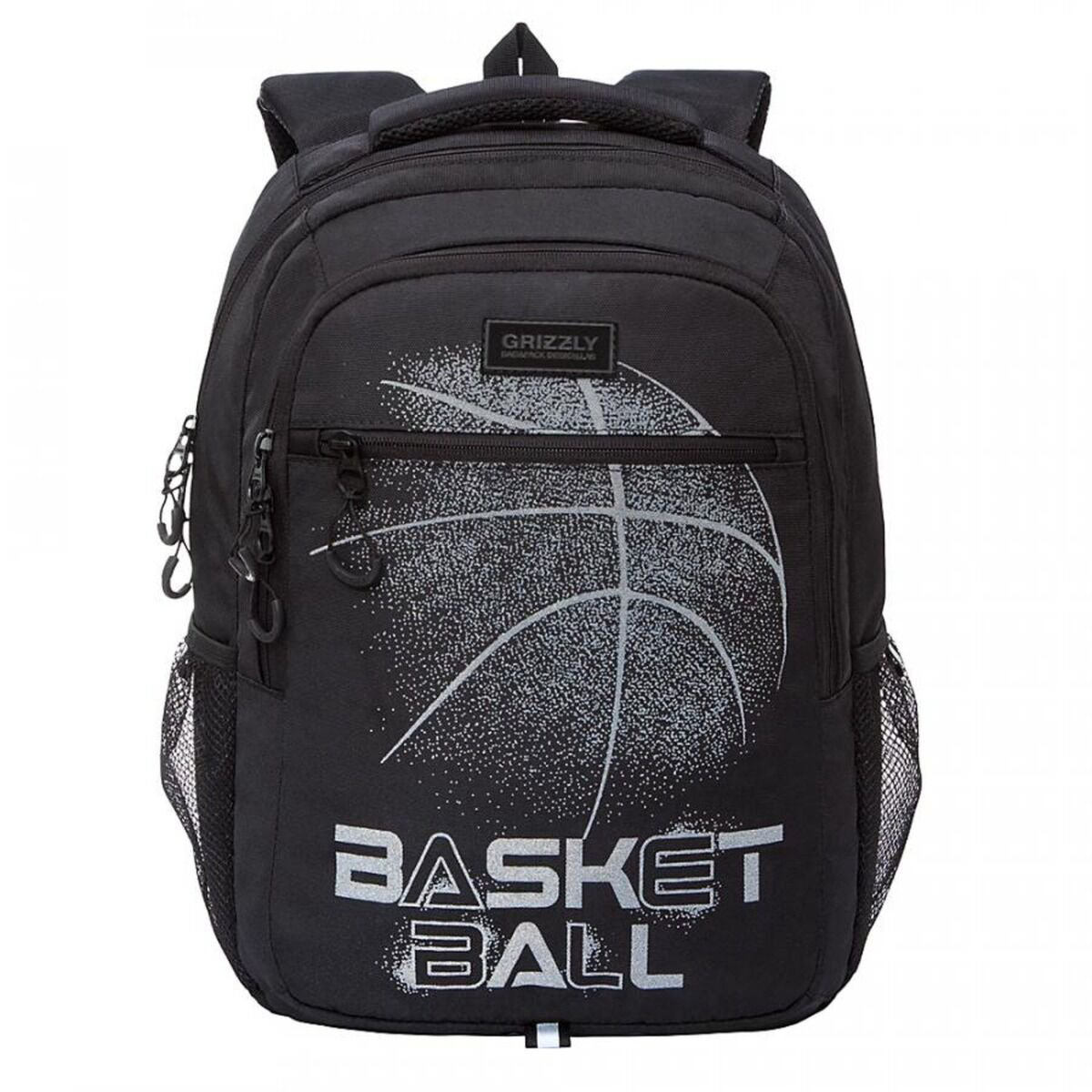 Рюкзак Grizzly Basketball  черный-серый купить,NaN