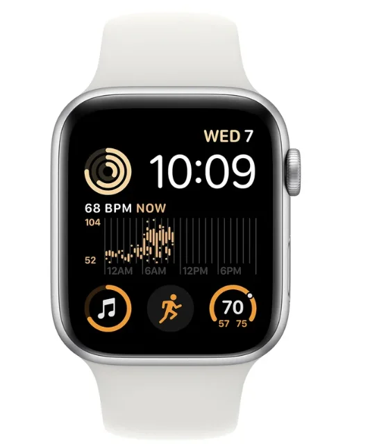 Смарт-часы Apple Watch SE 2022 44mm MNK23GK/A Silver with White Sport Band - ForteMarket Смарт-часы Apple Watch SE 2022 44mm MNK23GK/A Silver with White Sport Band купить,0