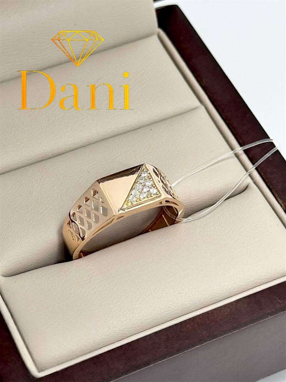 Кольцо Dani DANI-KLS-2474 размер 21.5 вес 2.71 г золото, фианит купить,NaN