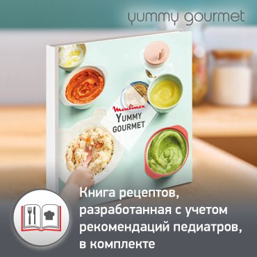 Блендер Moulinex Yummy Gourmet DD55W110 белый, черный купить,NaN