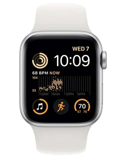 Смарт-часы Apple Watch SE 2022 40mm MNJV3GK/A Silver with White Sport Band - ForteMarket Смарт-часы Apple Watch SE 2022 40mm MNJV3GK/A Silver with White Sport Band купить,0