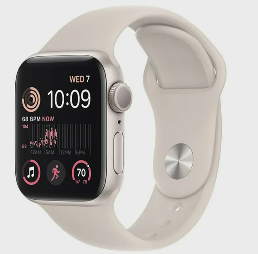 Смарт-часы Apple Watch SE 2022 40mm MNJP3GK/A Starlight Sport Band
