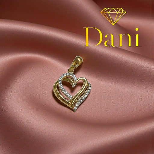 Подвеска Dani DANI-KL-143 вес 1.44 г золото, фианит