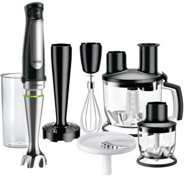 Блендер Braun MQ 7087 X черный, серебристый купить,NaN