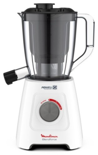 Блендер соковыжималка стационарный Moulinex Blendforce Powelix LM42Q110 белый, черный купить,NaN
