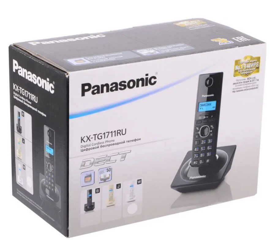 Радиотелефон Panasonic KX-TG1711RUW белый купить,27710