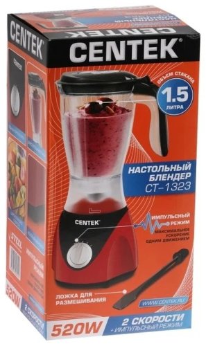 Блендер CENTEK CT-1323 красный купить,0