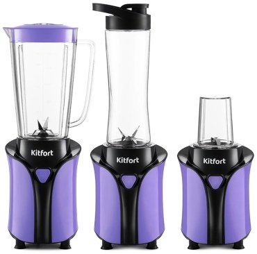 Блендер Kitfort КТ-3034-1 фиолетовый - ForteMarket Блендер Kitfort КТ-3034-1 фиолетовый купить,0