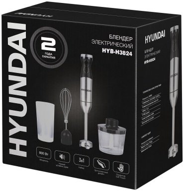 Блендер Hyundai HYB-H3824 черный купить,NaN