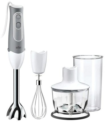 Блендер Braun MQ 535 Sauce белый купить,NaN