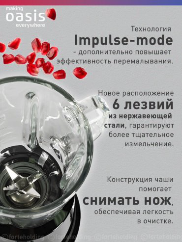 Блендер Oasis ST-120B черный купить,NaN