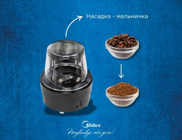 Блендер Midea MJ-BL6013W4 черный купить,32990