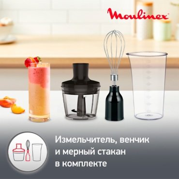 Блендер Moulinex DD 833810 черный - ForteMarket Блендер Moulinex DD 833810 черный купить,0