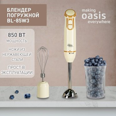 Блендер Oasis BL-85W3 бежевый купить,NaN