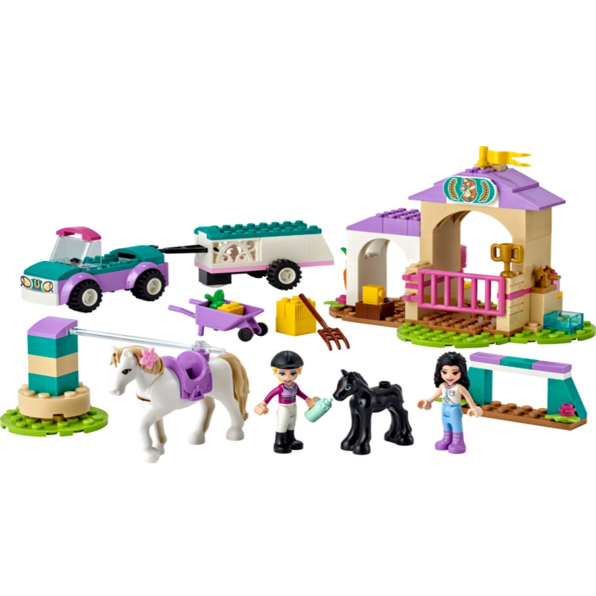 Конструктор Lego Friends Тренировка лошади и прицеп для перевозки 41441 купить,NaN