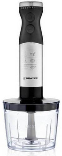 Блендер BRAYER 1244BR черный, серебристый купить,NaN