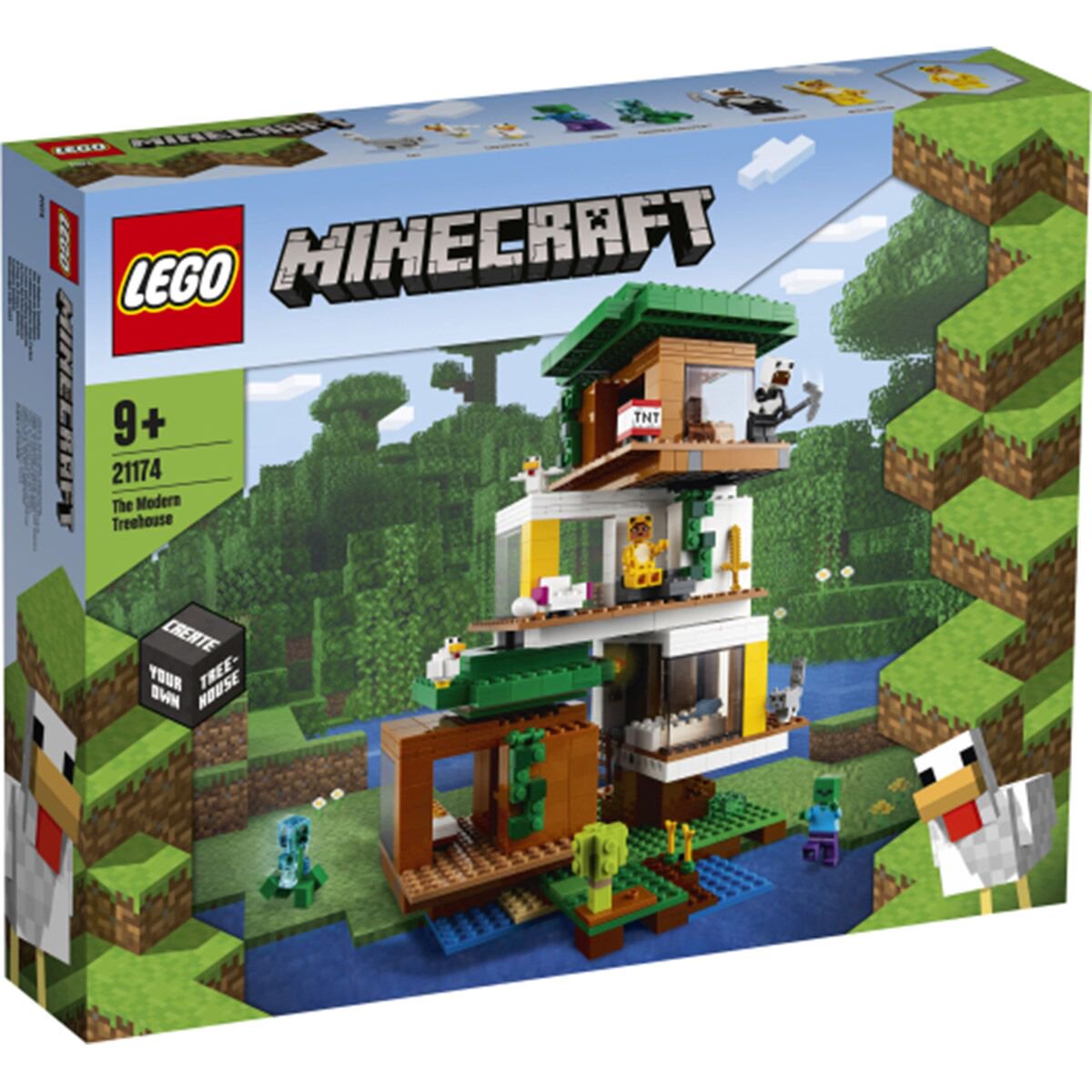 Конструктор Lego Minecraft  Современный домик на дереве 21174 купить,NaN