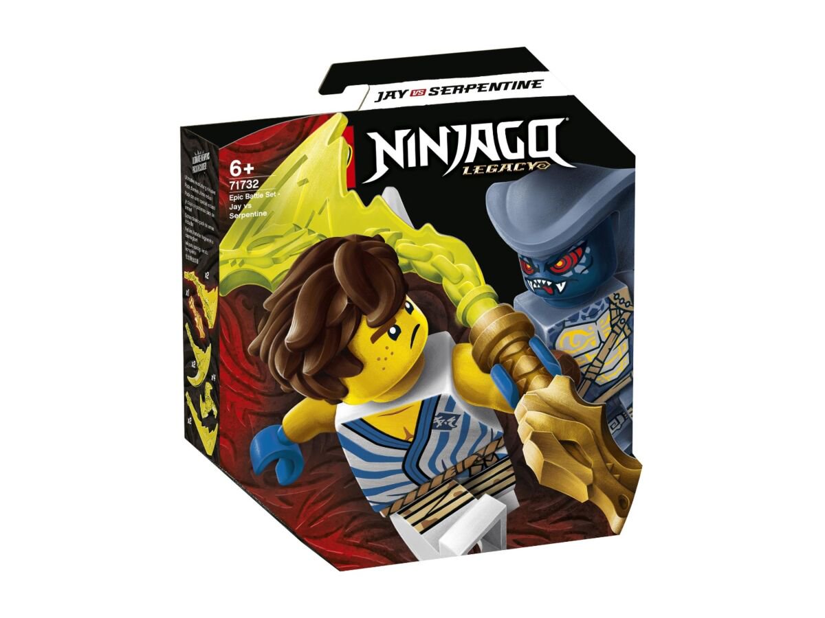 Конструктор Lego Легендарные битвы: Джей против воина-серпентина Ninjago 71732 купить,NaN