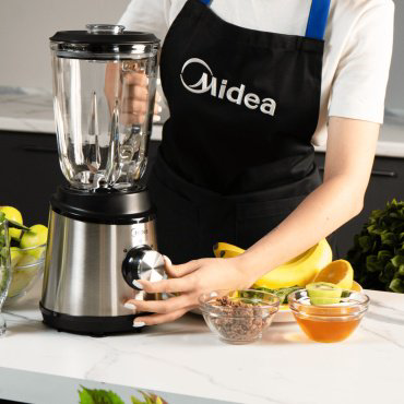 Блендер Midea MJ-BL6006W серебристый купить,NaN
