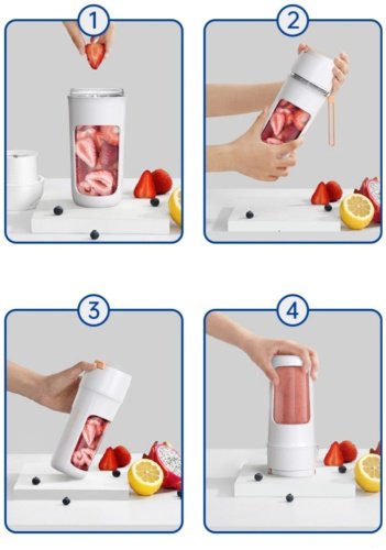 Блендер ShopMax J5 синий - ForteMarket Блендер ShopMax J5 синий купить,0