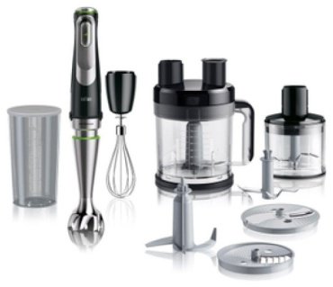 Блендер Погружной Braun MQ9185XLI черный - ForteMarket Блендер Погружной Braun MQ9185XLI черный купить,0