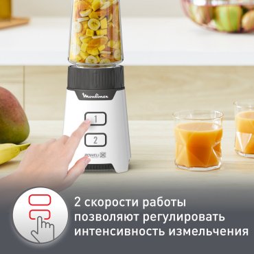 Блендер Стационарный Moulinex Minimix LM16L110 белый