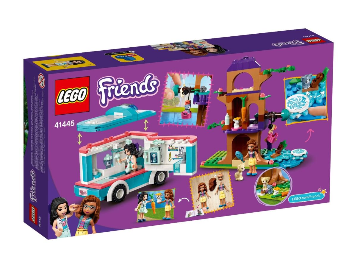 Конструктор Lego Машина скорой ветеринарной помощи Friends 41445 купить,NaN