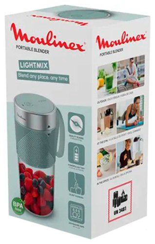 Блендер Moulinex Lightmix LM1C0410 зеленый купить,26990