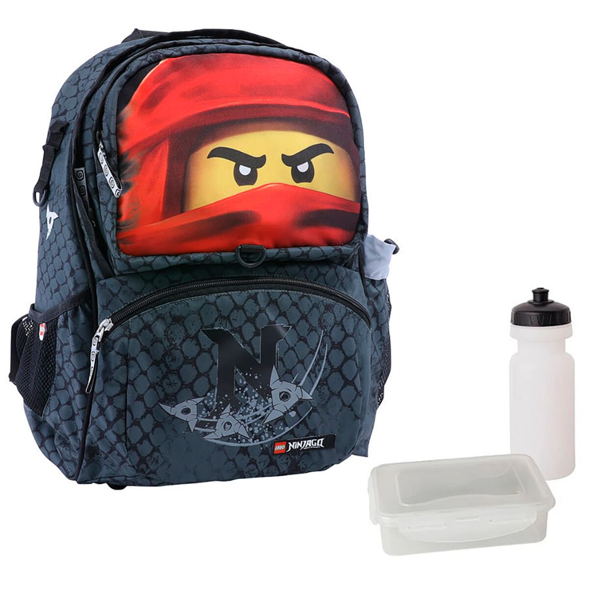 Рюкзак Lego Maxi Ninjago Kai of Fire 4в1 серый купить,NaN