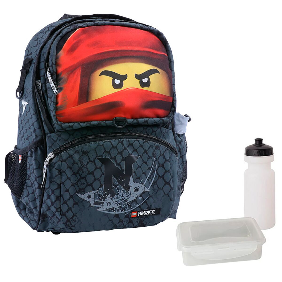 Рюкзак Lego Maxi Ninjago Kai of Fire 4в1 серый купить,NaN