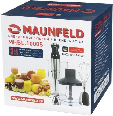 Блендер MAUNFELD MHBL.1000S серебристый купить,0