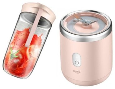 Блендер Deerma NU05 Juice Blender розовый
