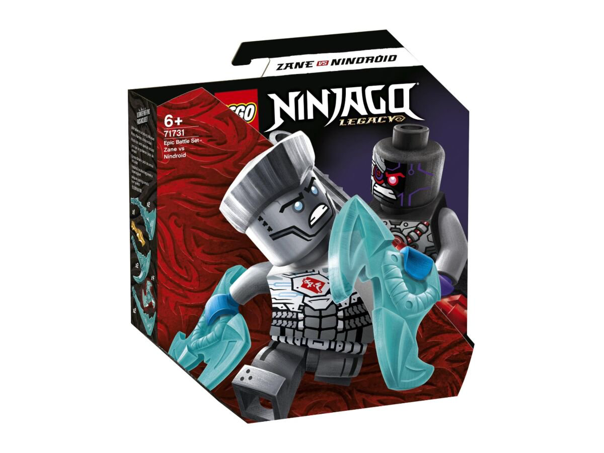 Конструктор Lego Легендарные битвы: Зейн против Ниндроида Ninjago 71731 купить,NaN