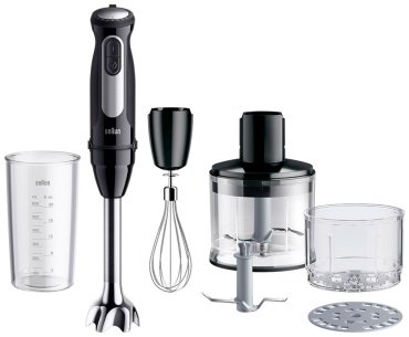 Блендер Braun MultiQuick 5 Pro MQ-55254MBK черный, прозрачный