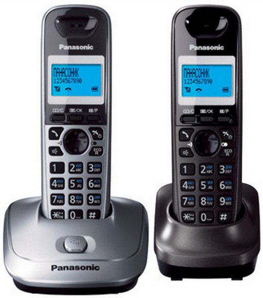 Радиотелефон Panasonic KX-TG2512RU1 серый